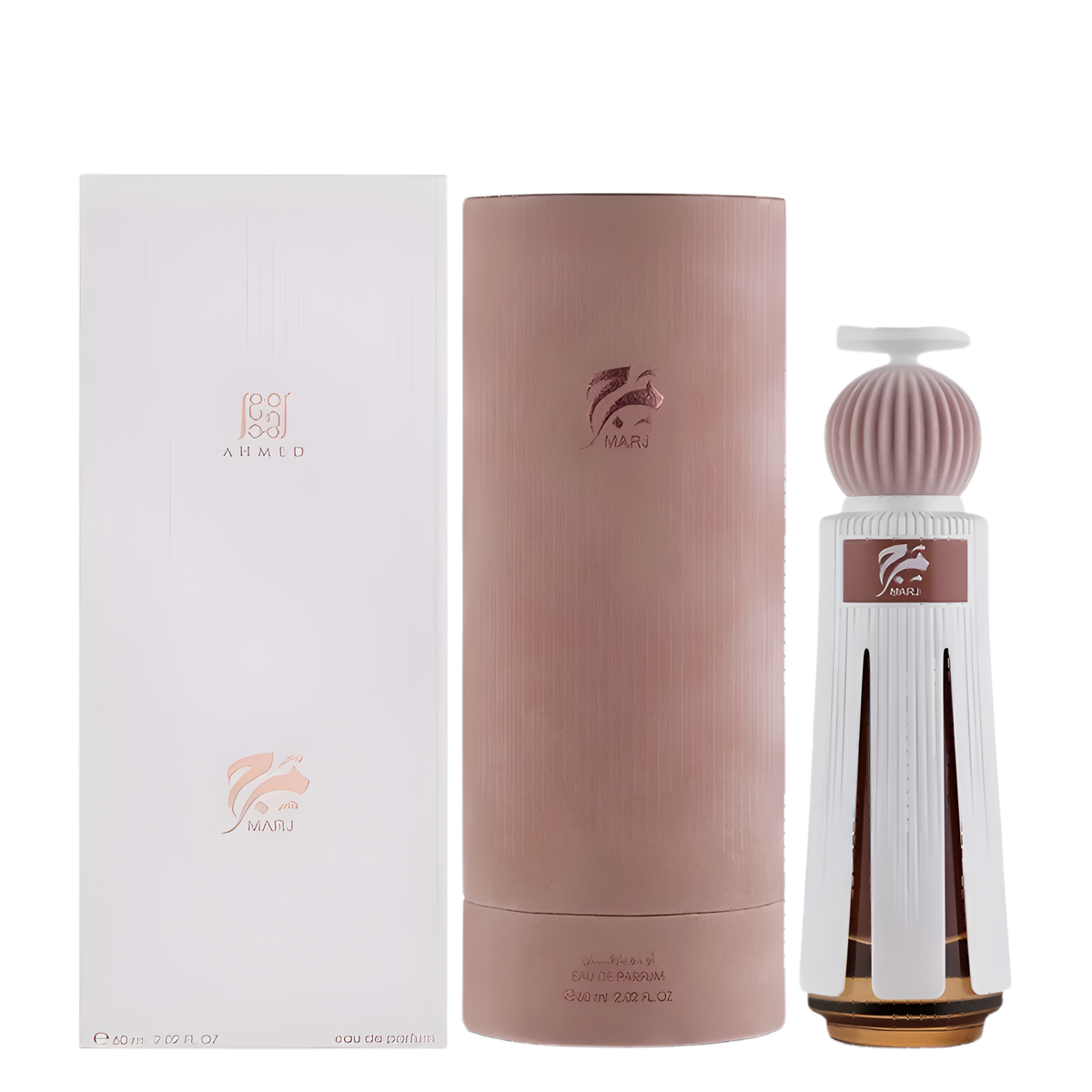 Authentic Ahmed Al Maghribi Marj 60ml Eau de Parfum bottle with luxury outer presentation box at Beevora UK