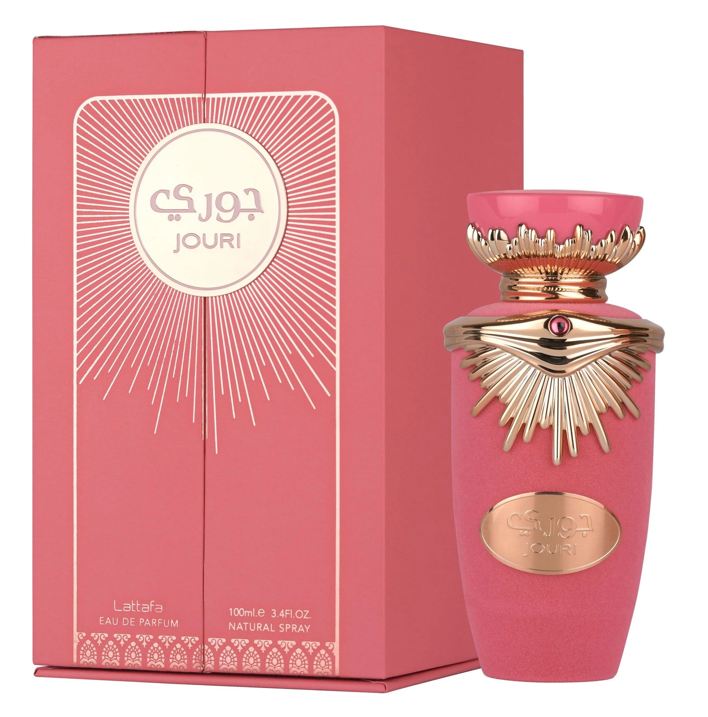 Lattafa Jouri 100ml Eau de Parfum elegant perfume bottle
