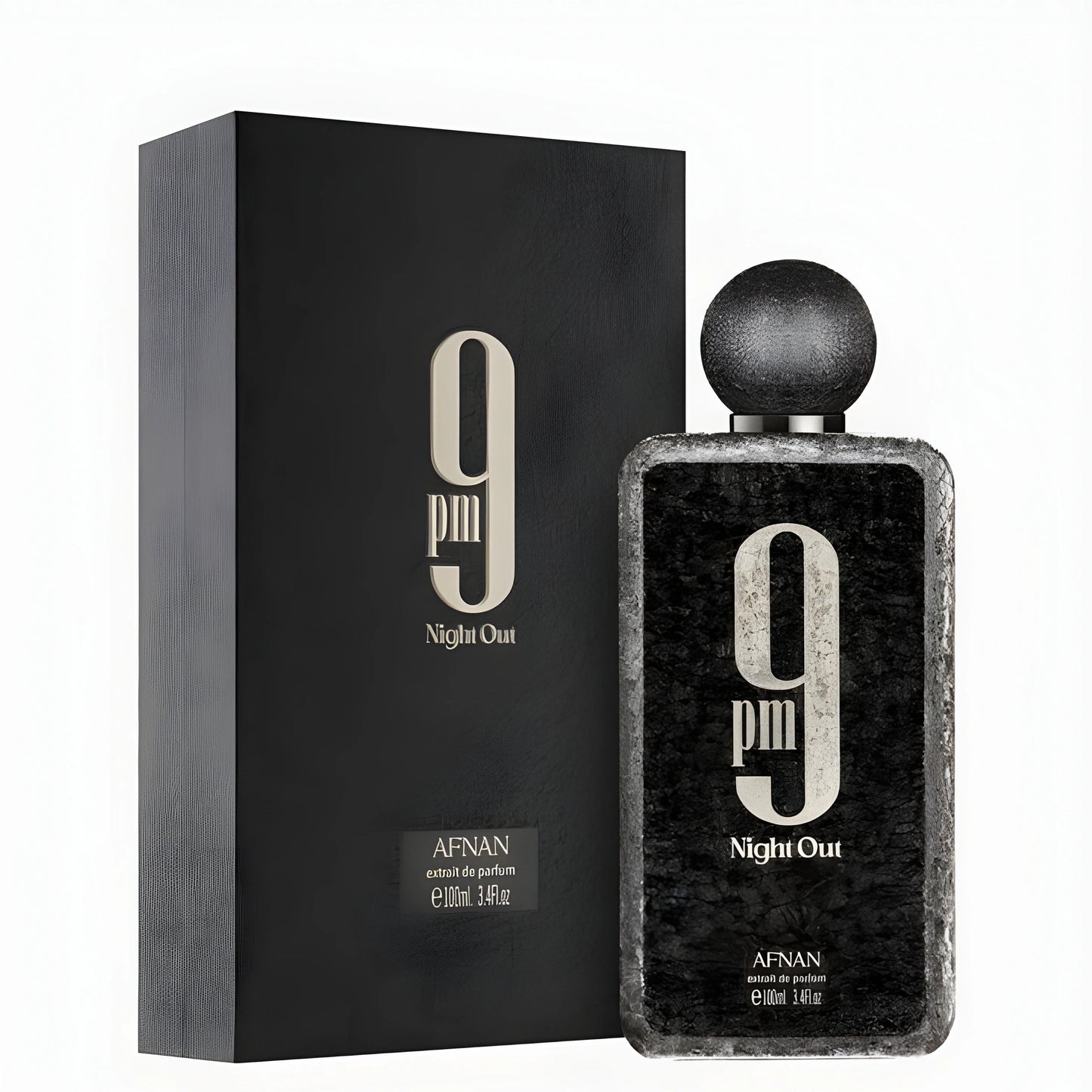 9pm Night Out 100ml Extrait De Parfum Afnan box with bottle