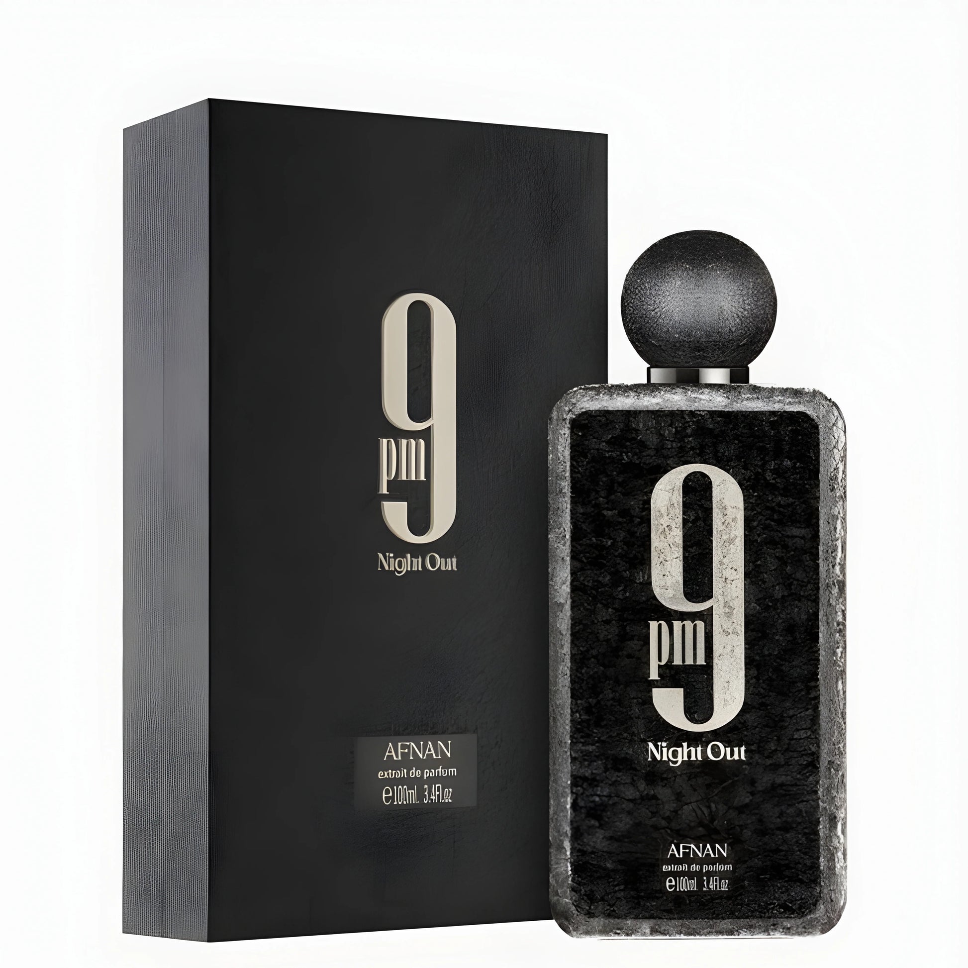 9pm Night Out 100ml Extrait De Parfum Afnan box with bottle