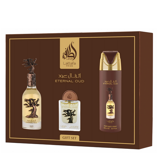 Al Qiam Gold Gift Set 3 Piece Lattafa Pride