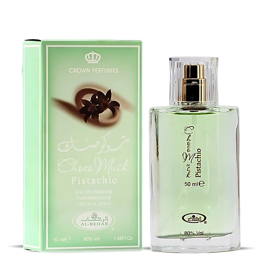Choco Musk Pistachio Perfume 50ml EDP by Al Rehab