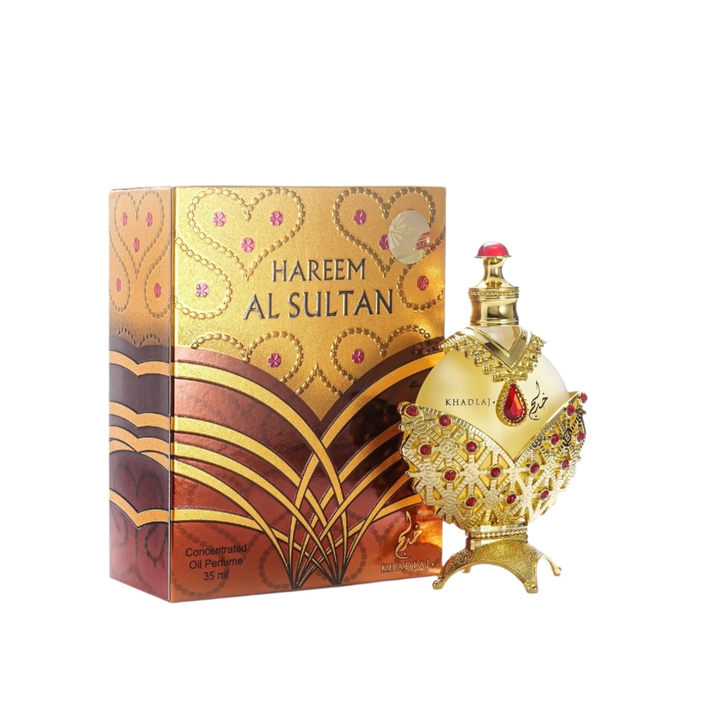 Hareem Al Sultan Gold Perfume Concentrated Fragrance Oil 35ml Attar by Khadlaj