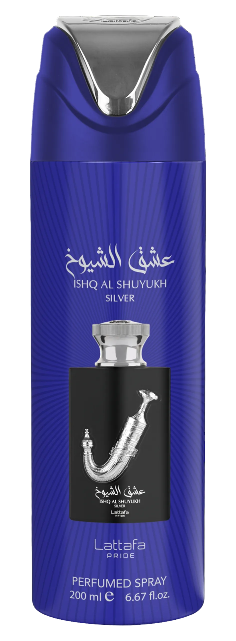Ishq Al Shuyukh Silver Perfume by Lattafa