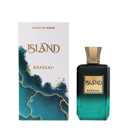 Island 100ml Extrait de Parfum by Khadlaj trendy choice in UK