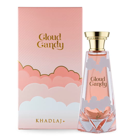 Cloud Candy Eau de Parfum 100ml by Khadlaj is a sweet, fruity gourmand unisex fragrance, easy to wear and a popular luxurious gift choice in the UK