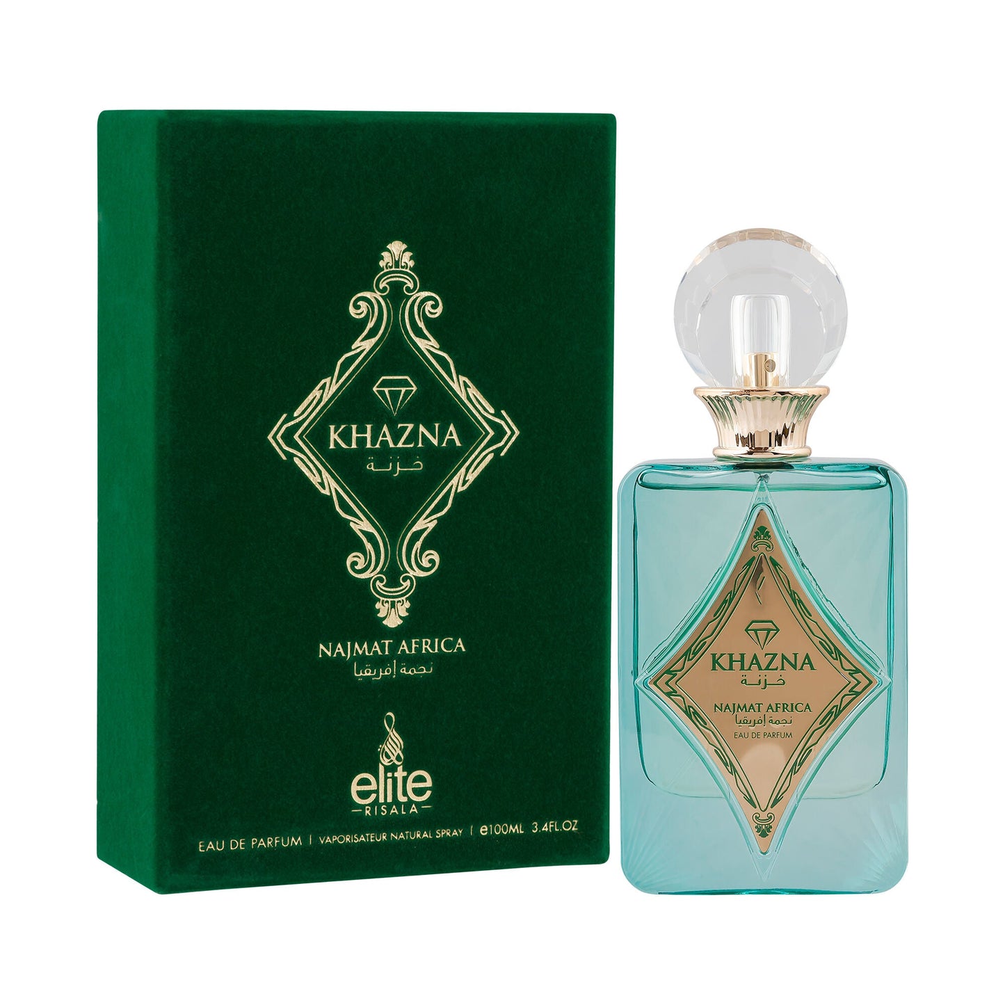 Khazna Najmat Africa 100ml Eau De Parfum by Risala Elite best for evening wear, special events, small gatherings