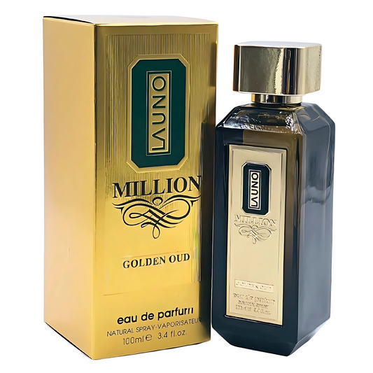 La Uno Million Golden Oud Perfume 100ml EDP by Fragrance World