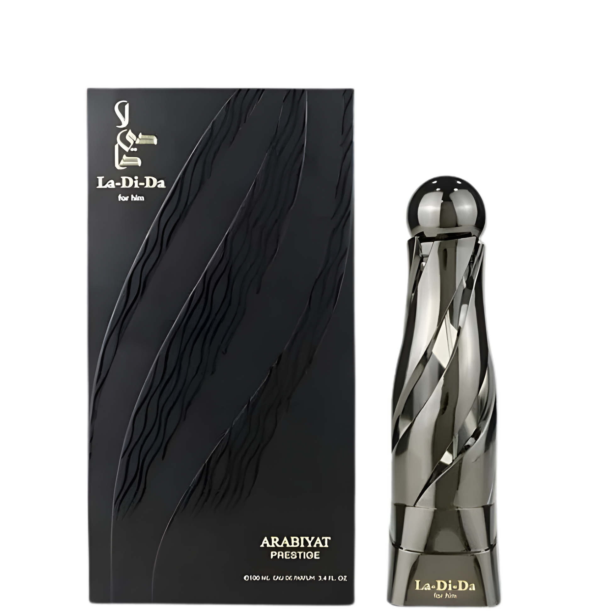 La Di Da Perfume 100ml EDP Arabiyat Prestige is black bottle