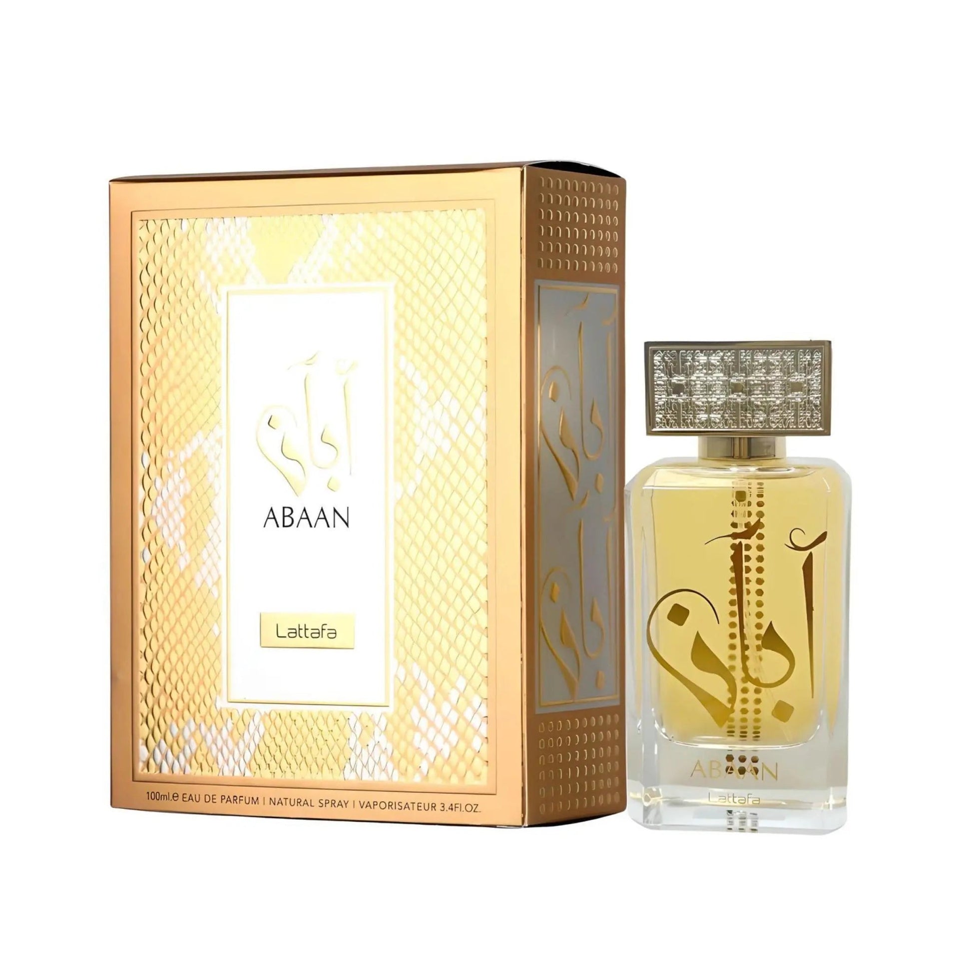 Lattafa Abaan Perfume 100ml EDP Box and Bottle For Women