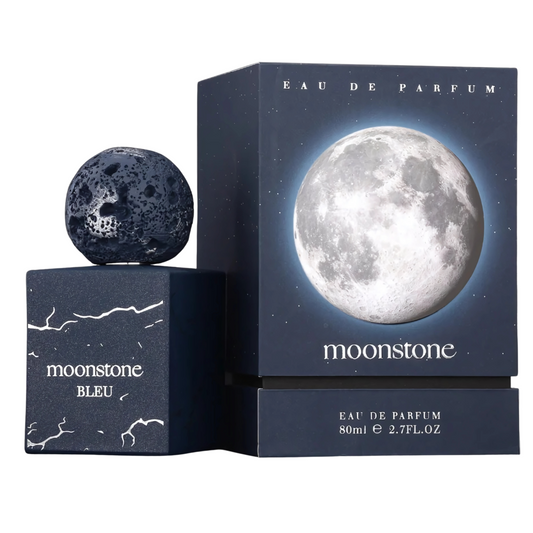 Moonstone Bleu 80ml EDP by French Avenue is an oriental woody Arabian scent for women and men