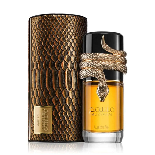 Musamam Perfume 100ml EDP by Lattafa Lattafa - An elegant perfume in a golden bottle