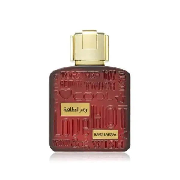 Ramz Lattafa Gold Perfume Red Wine Colour Bottle 100ml EDP by Lattafa Lattafa
