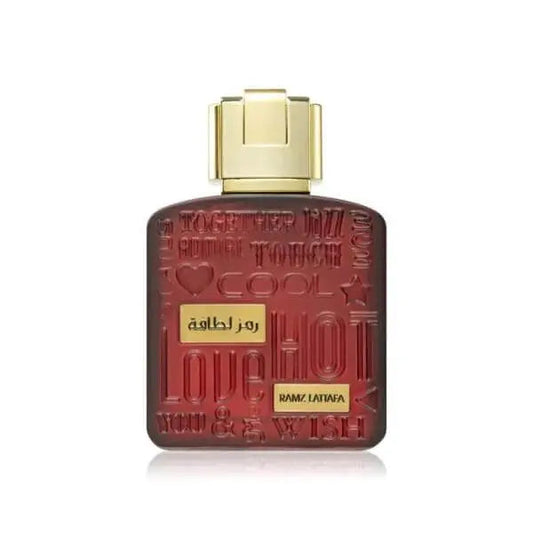 Ramz Lattafa Gold Perfume Red Wine Colour Bottle 100ml EDP by Lattafa Lattafa