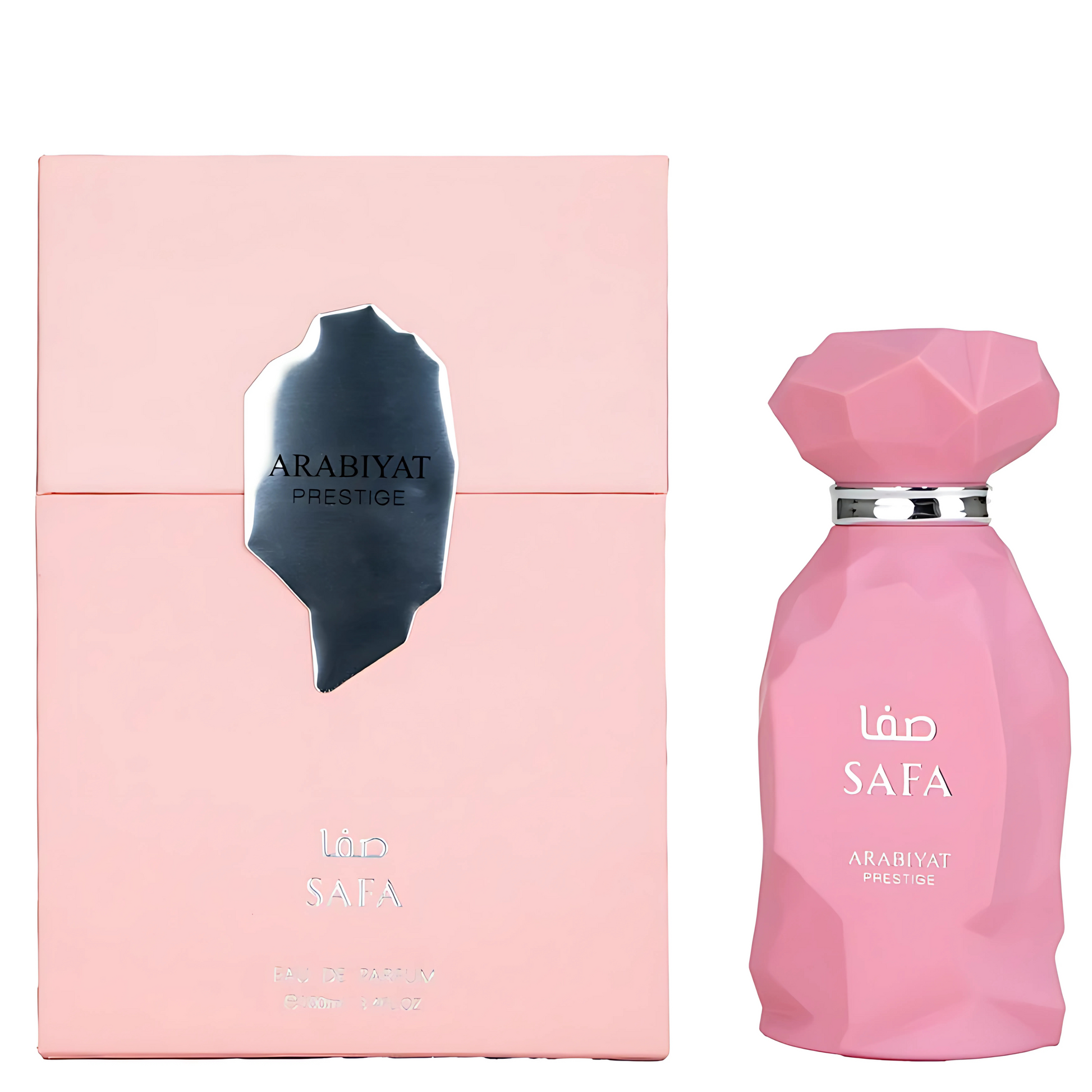 Safa Perfume 100ml EDP Arabiyat Prestige with pink perfume bottle