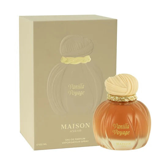 Vanilla Voyage 100ml box with unique bottle