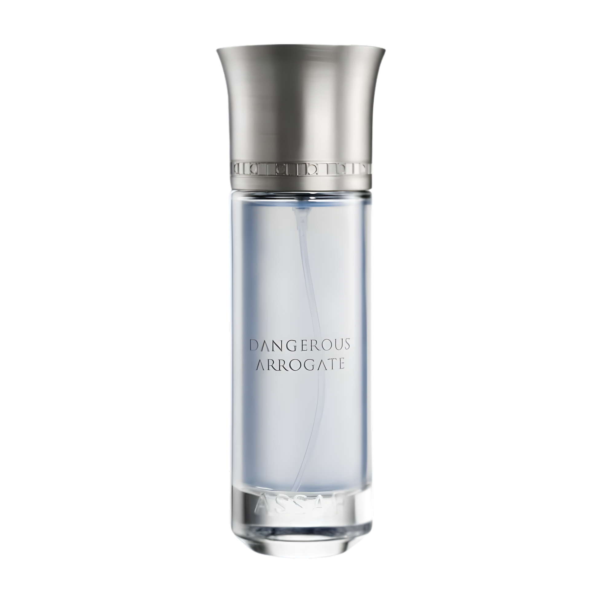 Dangerous Arrogate Perfume bottle on a white background