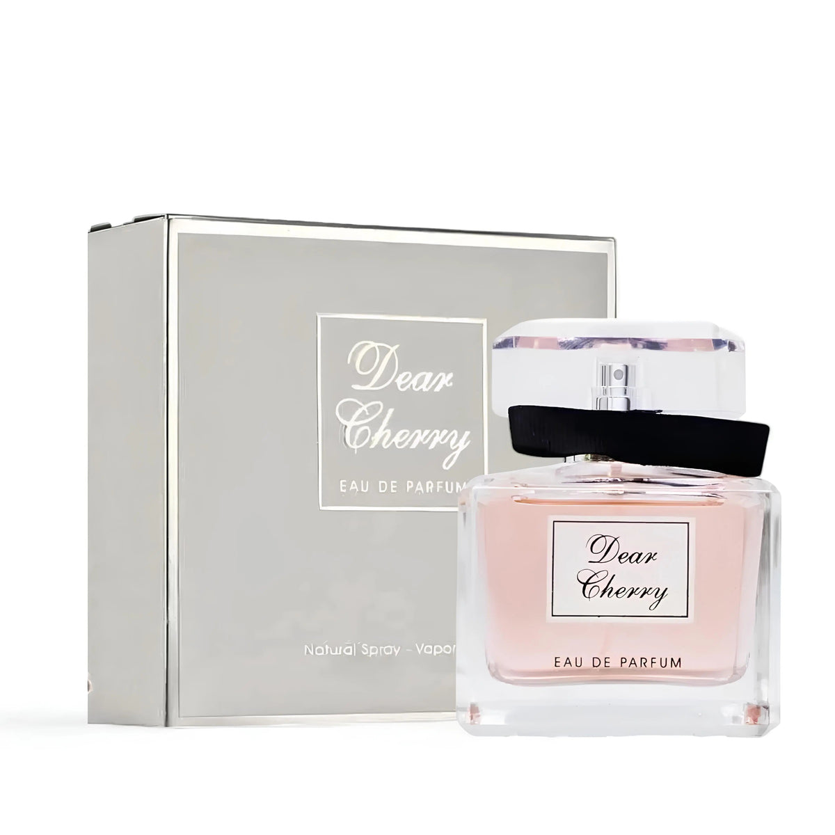 Dear Cherry Eau de Parfum bottle and packaging on a white background