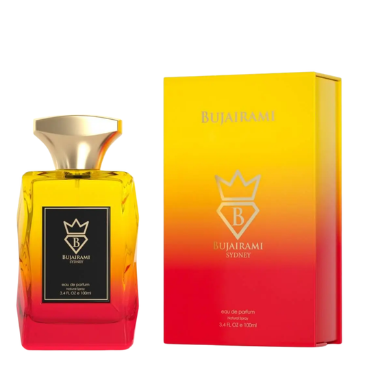Gladiator Perfume 100ml EDP Bujairami yelloe red combition bottle
