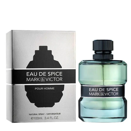 Mark & Victor Eau De Spice 100ml EDP Fragrance World