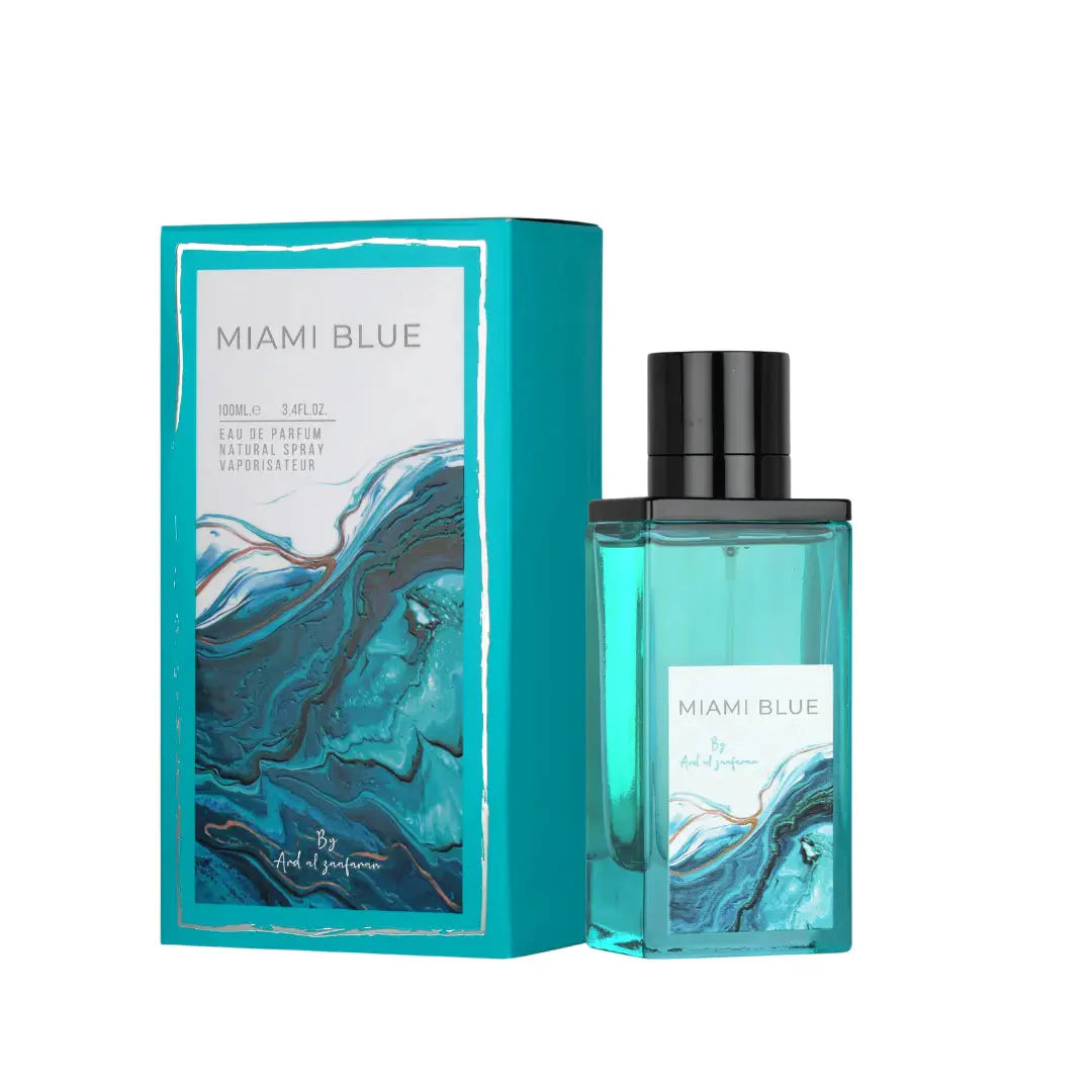 Miami Blue 100ml Eau de Parfum by Ard Al Zaafaran perfume bottle