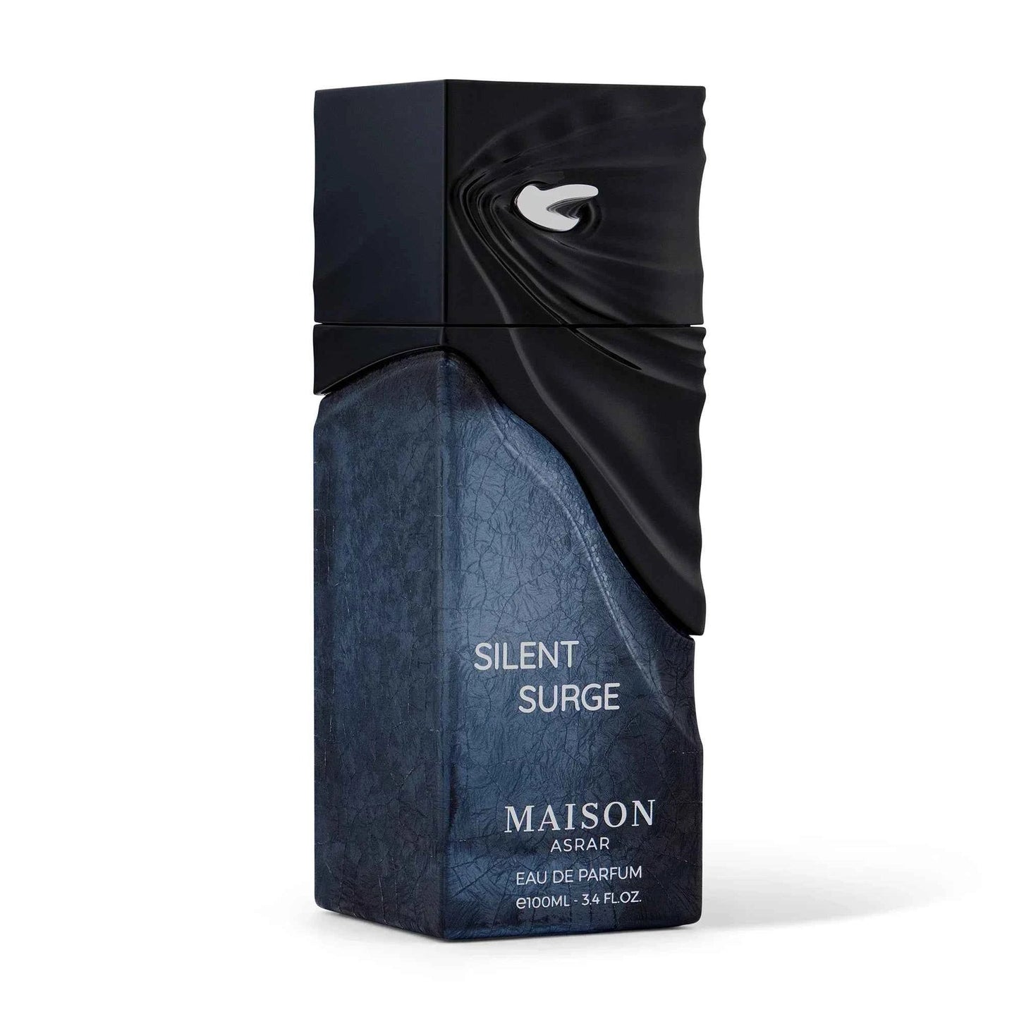 Maison Assar 'Silent Surge' perfume bottle on a white background
