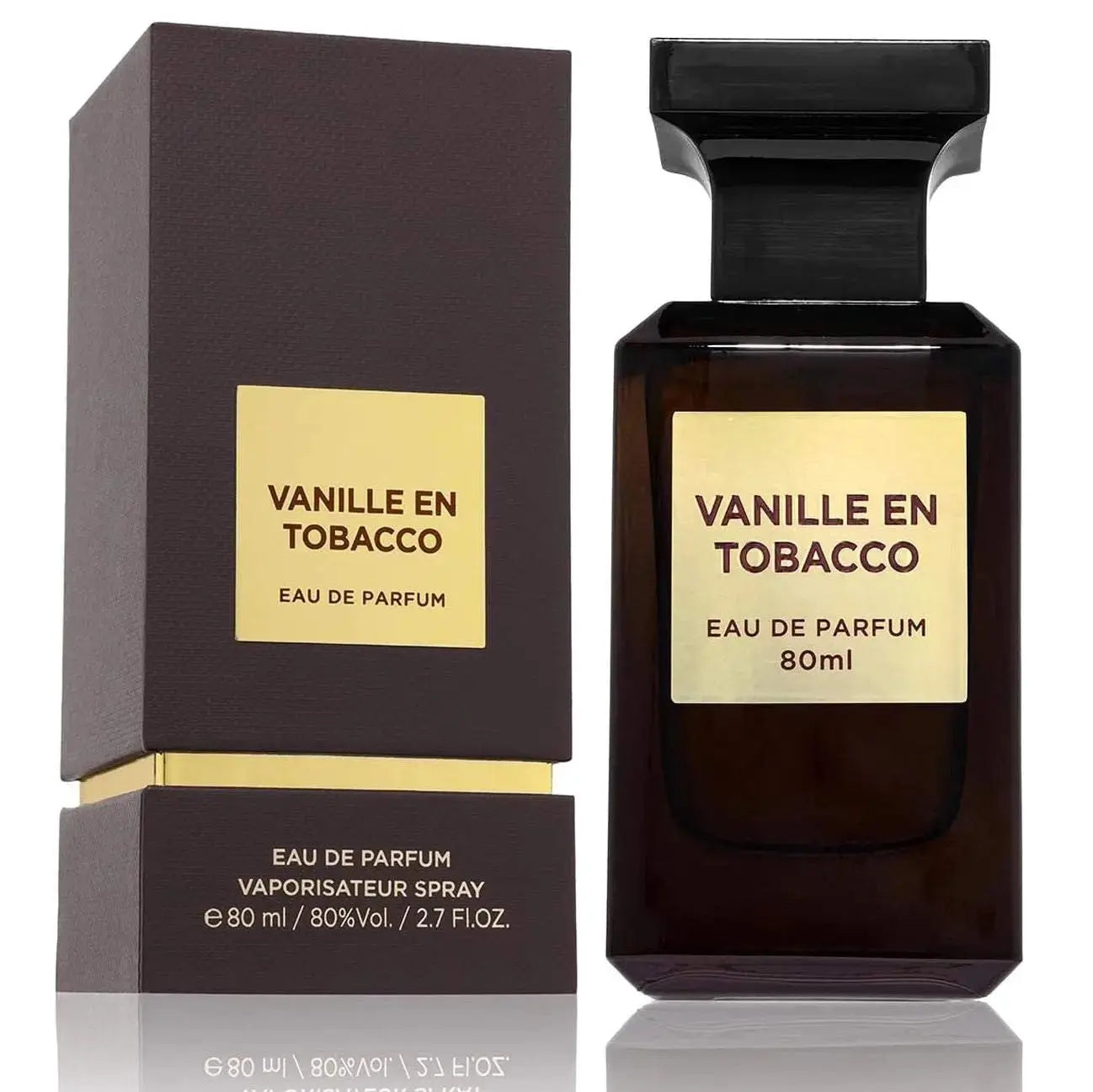 Vanille En Tobacco Perfume 80ml EDP by Fragrance World is a luxurious Arabian oriental scent for unisex